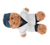MUSISALY Peluche de Docteur Ours en Peluche Marron Clair 30 Cm pour Garçon et Filles Présent Original Décor Chambre Douce et Créative