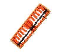 MUSISALY Petits Boulier Chinois Portable 13 Colonnes Boulier Traditionnel Éducatif Orange et Noir pour Garçon et Filles Outil Arithmétique Multifonction pour Apprentissage Scolaire et