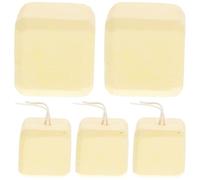 MUSISALY Pierres à Aiguiser pour Petits Animaux 5pcs en Substance Minérale Beige pour Lapins et Hamsters, Jouets Molaires pour Protéger la Santé Bucco-Dentaire