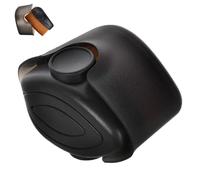 MUSISALY Pinceau Applicateur de Maquillage Dense pour Fond de Teint Visage et Dos Étui Compact pour Voyage et Retouche