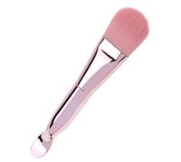 MUSISALY Pinceau Applicateur de Masque Double Extrémité Taille Standard Nylon Rose pour Femmes Application Précise Visage Outil Cosmétique Peau Sensitive
