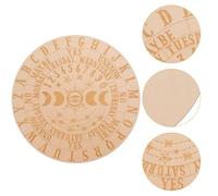 MUSISALY Planche de Divination Décorative en Bois Khaki, Accessoire Confortable pour Aider à Prendre des Décisions, pour Mariages et Amateurs de Jeux Divinatoires