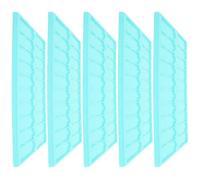 MUSISALY Plateau de Séchage pour Lames de Microscope Vert 5 Pièces Support de Laboratoire 20 Emplacements en Plastique Solide Égouttoir Optimisé pour Cultures Cellulaires et Observations