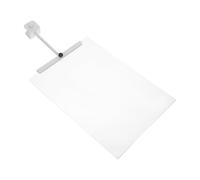 MUSISALY Porte-Étiquette en Alliage D’Aluminium Blanc A4 pour Étagère Présentoir Rigide Vertical Support D’Affichage Prix Magasin Vêtements Panneau de Soldes Solide et Facile à Monter