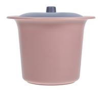 MUSISALY Pot de Chambre en Plastique avec Couvercle, Bord Lisse et Arrondi, Compact, pour Personnes Âgées et Femmes Enceintes, Usage Chambre à Coucher