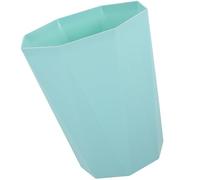 MUSISALY Poubelle Domestique 5l en Polypropylène Vert Émeraude, Petite Corbeille Ménagère Polyvalente pour Salle de Bain, Bureau Cuisine, Poubelle en Plastique Solide et Compacte