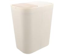 MUSISALY Poubelle Double Compartiments 2x30l en Plastique Pp Séparation Humide et Sèche, Ouverture à Bouton, Cuisine et Salon, Design Simple et Fonctionnel Couleur Couleur Aléatoire