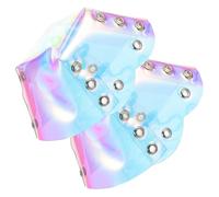 MUSISALY Protection Roller en PVC avec Embouts Simples pour Patins à roulettes, 1 Paire, Couvre-Orteils pour Enfants et Adultes en Extérieur
