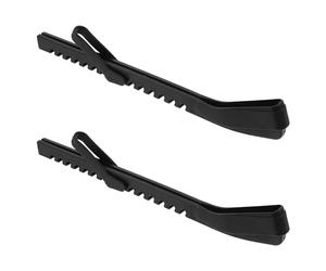 MUSISALY Protège-Lames de Patins à Glace Noirs 36 Cm en Caoutchouc Solide Semelle Antidérapante, Protège-Patins de Hockey et Patinage Artistique pour Garçon et Filles et Adultes, Housse