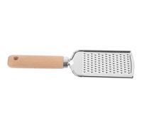 MUSISALY Râpe à Rabot Poignée Antidérapante en Acier Inoxydable Manche en Bois Bleu, Outil Cuisine Polyvalent Accessoire Pratique pour Fromage et Légumes