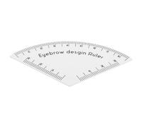 MUSISALY Règle Sourcils Réutilisable pour Maquillage Permanent Pochoir et Précis pour Dessin Rapide et Symétrie des Sourcils Accessoire Compact pour Salon et Voyage