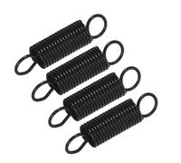MUSISALY Ressort de Verrouillage pour Accroche-porte de Four à Micro-ondes en Métal Noir, Lot de 4 Pièces, Accessoire Cuisine Facile à Installer