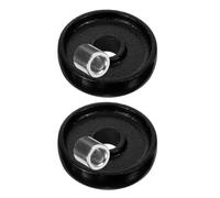 MUSISALY Roue de Cric Hydraulique 2 Tonnes en Acier Robuste Roue à Roulement Remplaçable pour Cric de Sol Horizontal Kit 2 Pièces pour Levage et Déplacement Facile de Remorque