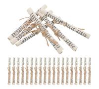 MUSISALY Rouleaux de Mezouza Casher Imprimés 25 Pcs Parchemin de Bénédiction Juive pour Porte D'entrée et Mur Décoration Spirituelle Hébraïque Solide pour Fêtes, Synagogues et Maison