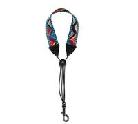 MUSISALY Sangle de Cou Bandoulière Colorée Réglable en Polyester pour Saxophone Fixation Solide pour Musiciens de Niveau Varié