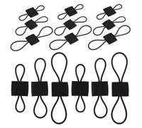 MUSISALY Sangles Tactiques Élastiques 15 Pcs Fixations Polyvalentes pour Paquet Tactiques, Organisateurs Robustes pour Randonnée, Camping et Activités Outdoor