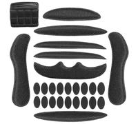 MUSISALY Set de Coussinets en Mousse Absorbante pour Casque D’équitation Doublure Casque Sécurité D’équitation Noir Ambiance Estivale Absorption Sueur et Légèreté