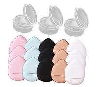 MUSISALY Set Your Makeup Ease Lot De 15 Petites Éponges De Maquillage Pour Femme Pour Fixer Le Fond De Teint