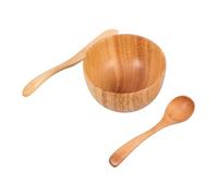 MUSISALY Spatule De Mélange Pour Masque Facial Bois Bol à Masque Portable Pour Préparations Beauté Ustensiles De Soin Pour Peau Sensible