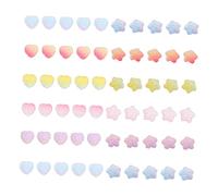 MUSISALY Stickers Décoration Nail Art 60 Pcs Morceaux en Caoutchouc Souple Assortis, Décoration DIY Ongles et Coque Téléphone, Accessoires Créativité Maison, Présents Personnalisés