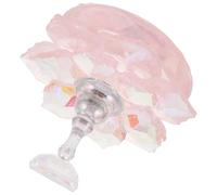 MUSISALY Support à Ongles en Plastique Rose Design Cerisier Irisé, Facile à Utiliser, Polyvalent pour Usage Professionnel et Maison, pour Artistes Ongulaires Débutants