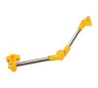 MUSISALY Support de Parapluie pour Vélo en Acier Épais Jaune Porte-Parapluie Réglable et Pliable Compatible Poussettes et Véhicules Électriques Fixation Rapide pour Protection Solaire en