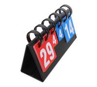 MUSISALY Tableau De Score à Bascule Portable pour Basketball Et Tennis De Table, PVC Solide, Fonction Réinitialisation Rapide, Format Compact, pour Jeux De Plein Air Et Sports Variés