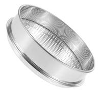 MUSISALY Tamis pour Polyvalent en Extérieur Portable et Jardinage en Sable Acier Inoxydable 20cm, Outil de Culture avec Trous Ronds de 4mm