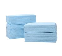 MUSISALY Tapis de Manucure Jetable Imperméable Bleu, Nappe Protectrice 125 Pièces, Film Composite pour Salon de Beauté, Table Nail Art, Accessoire Hygiénique pour Soins des Ongles