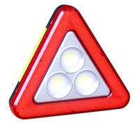 MUSISALY Triangle de Présignalisation LED Multifonction 13 CM sans Pile Panneau d'Urgence Réfléchissant pour Voiture Triangle d'Arrêt Routier Portable pour Sécurité Bord de Route