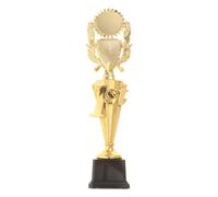 MUSISALY Trophée en Plastique Rang 1, Coupe Dorée Stable pour