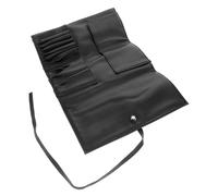 MUSISALY Trousse De Maquillage en Rouleau Organiseur De Pinceaux De Maquillage Porte-pinceaux De Voyage Petite Trousse De Maquillage pour Pinceaux Noirs Résistants