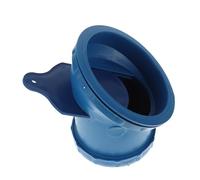MUSISALY Vanne de Décharge pour Silo à Grains en Plastique Bleu, Sortie pour Riz et Céréales Grosse Capacité de Débit, Accessoire Pratique pour Baril à Grains