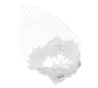 MUSISALY Voiles De Mariage Vintage Pour Femmes Coiffure En Dentelle Brodée Fascinateurs Voile De Mariage Pour Chapeau De Fête Pince À Cheveux