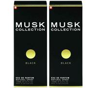 MUSK Collection Eau de Parfum Black Spray 2x100 ml