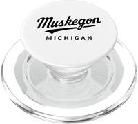 Muskegon, Michigan 231, Lakeshore, Grand Haven, Norton Shores PopSockets PopGrip pour MagSafe
