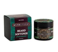 Musketeers - Adoucissant pour barbe - Formule nourrissante et revitalisante enrichie en beurre de cacao de jojoba, amande douce et noix de coco - Toilettage naturel pour homme - Parfum pomme et