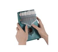 Accessoire Claviers et Pianos Docooler Muslady 17 touches Kalimba Pouce Piano Mbira Bois d'acajou Pick-up intégré Avec l'interface de haut-parleur de 6.35mm avec le cadeau musical de sac