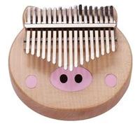 Muslady 17 touches Kalimba pouce Piano Merbau bois avec sac de transport note musicale autocollants Tuning marteau chiffon de nettoyage cadeau musical pour les enfants étudiants