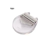Muslady 17 touches Transparent Kalimba Pouce Piano Acrylique Matériel Mignon En Forme de Chat avec Sac de Transport Notes de Musique Autocollants Tuning Marteau Chiffon De Nettoyage Cadeau Musical