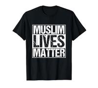 Muslim Lives Matter Islam Islamique Religion Prier T-Shirt, Homme, Noir, 5XL
