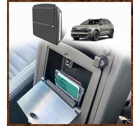 Muslogy Sportage 2023, 2024, 2025 - Boîte de rangement cachée pour accoudoir central - Compartiment de rangement secret compatible avec les accessoires Kia Sportage 2025 2024 2023 NQ5 (amélioré)