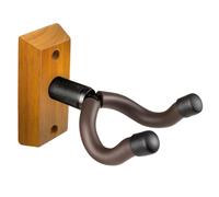 MUSO Guitar Wall Mount, Acacia Wood Guitar Hanger, U-Shaped Guitar Wall Hanger Mount, Guitar Holder Hook Stand Wall Mount Guitar Accessories For Acoustic, Electric Guitar, Banjo, Bass, Ukulele