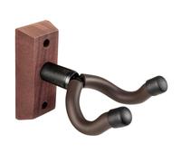 MUSO Guitar Wall Mount, Black Walnut Wood Guitar Hanger, U-Shaped Guitar Wall Hanger Mount, Guitar Holder Hook Stand Wall Mount Guitar Accessories For Acoustic, Electric Guitar, Banjo, Bass, Ukulele