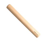 Muso Wood Petit rouleau à pâtisserie court en bois de 28 cm pour fondant, tarte, biscuits, pâtisserie, pâte - Facile à nettoyer (bois de hêtre)