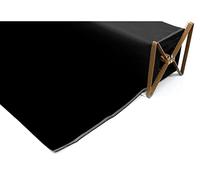 Musou - Feuilles d'échantillons de tissu ultra noires absorbant la lumière A4 - 210 x 297 mm - Musou - VL IR Flock Kiwami - Matériau le plus noir au monde - 99,905 % (noir musou - kiwami)