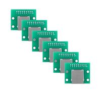 MusRock Lot de 6 modules adaptateurs de port réseau RJ45, carte de test 8 broches, adaptateur de port Ethernet, terminal PCB, prise horizontale
