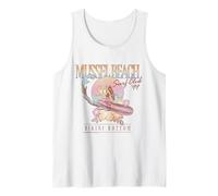 Mussel Beach Surf Club Vintage Bikini Bottom Scene Cartoon Débardeur