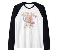 Mussel Beach Surf Club Vintage Bikini Bottom Scene Cartoon Manche Raglan