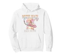 Mussel Beach Surf Club Vintage Bikini Bottom Scene Cartoon Sweat à Capuche